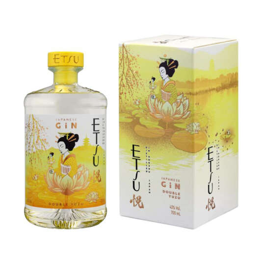 Japanese Gin Double Yuzu "Etsu" con Box