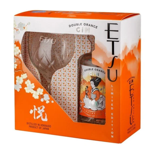 Gin Etsu Double Orange confezione regalo con Calice