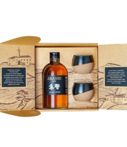 Akashi Meisei Whisky Giapponese - Box 2 Bicchieri